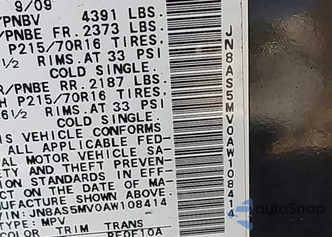 2010 Nissan Rogue S from USA, damaged, VIN JN8AS5MV0AW108414